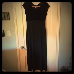 SALE! 2 for $5!! Super flattering long black dress